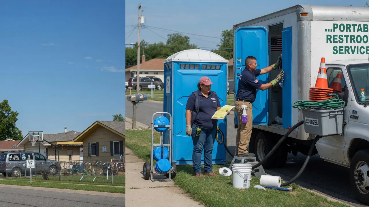 Portable Toilet Rental in Footville, WI near me